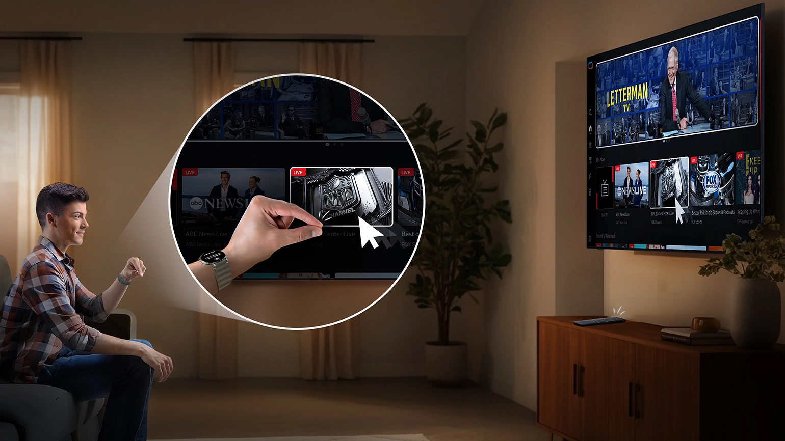 Έλεγχο με το smartwatch σου. Universal Gestures