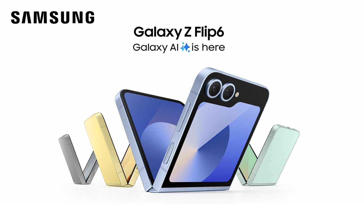 Samsung Galaxy Z Flip6 12/512GB Blue Smartphone | ΚΩΤΣΟΒΟΛΟΣ